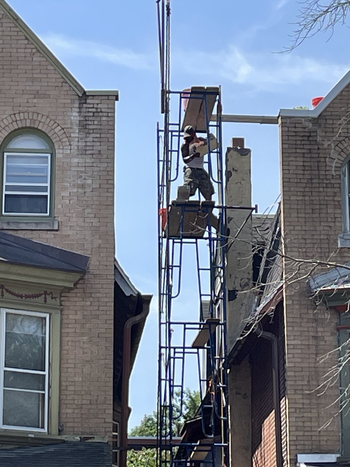 The Natalini & Son crew on a Philadelphia job site